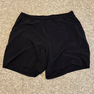 Black XL Lululemon Lined Pace Breaker Short